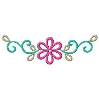 Limited Edition Floral Design Embroidery Design