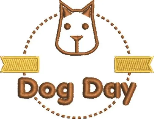 Bulk Order Dog Day Embroidery Design