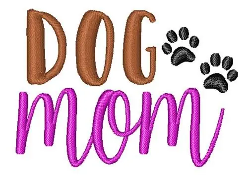 Dog Mom Embroidery Design In Demand