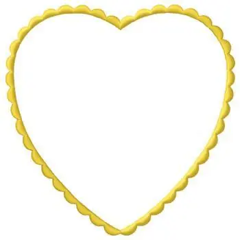 Trusted Brand Heart Embroidery Design