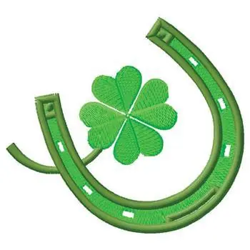 Worldwide Shipping Lucky Embroidery Design