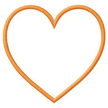 Heart Outline Embroidery Design Super Sale