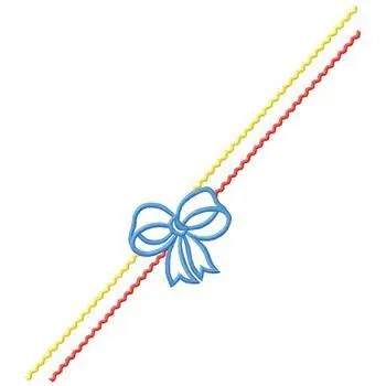 Bow Embroidery Design Hot Deal