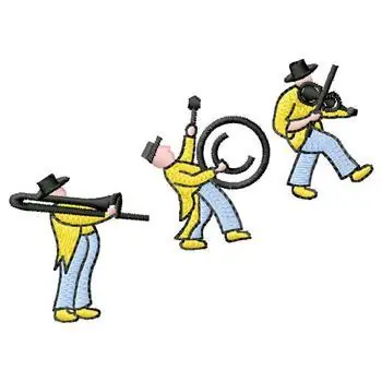 Marching Band Embroidery Design Best Seller