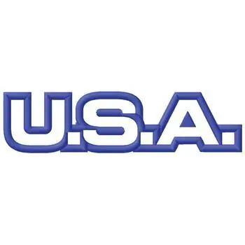 U S A Embroidery Design Genuine
