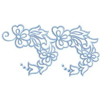 Floral Design Embroidery Design While Supplies Last