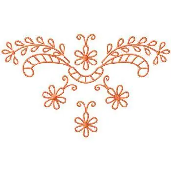 Floral Design Embroidery Design Time-Limited