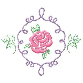 Grab Now Rose Embroidery Design