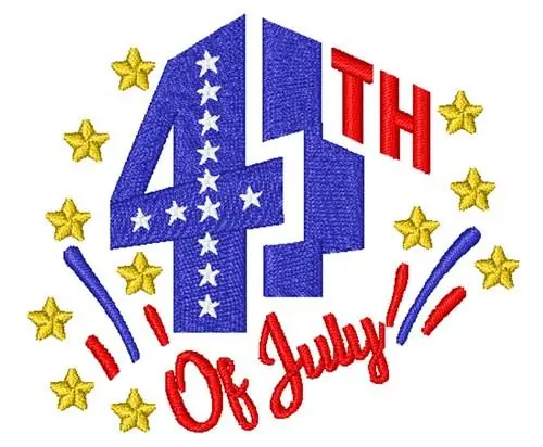 4th Of July Embroidery Design Popular