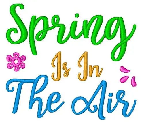 Affordable Spring In Air Embroidery Design