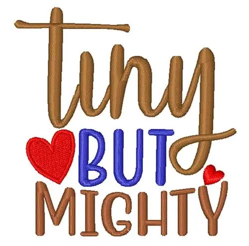 Tiny But Mighty Embroidery Design Holiday Sale