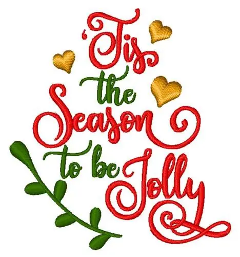 Money Back Guarantee Tis The Season Embroidery Design