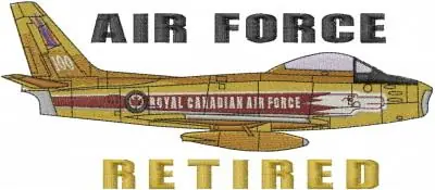 Royal Canadian Air Force Embroidery Design Viral