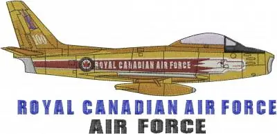 Royal Canadian Air Force Embroidery Design Top Pick