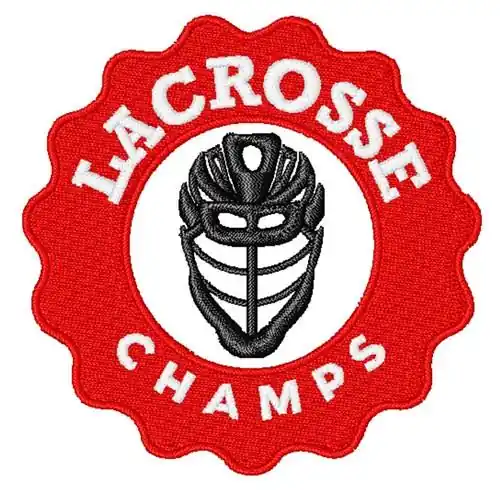 Lacrosse Champs Embroidery Design Grab Now