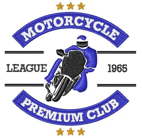Motorcycle Premium Club Embroidery Design Certified