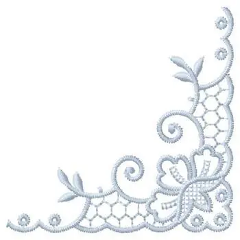 Super Sale Corner Border Design Embroidery Design