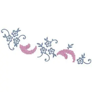 Genuine Floral Design Embroidery Design