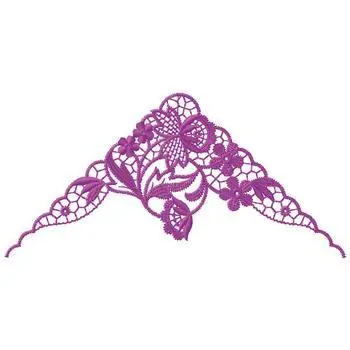 Fan Favorite Floral Corner Design Embroidery Design