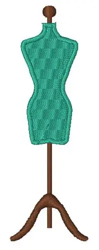 Dress Manequin Embroidery Design One Day Deal