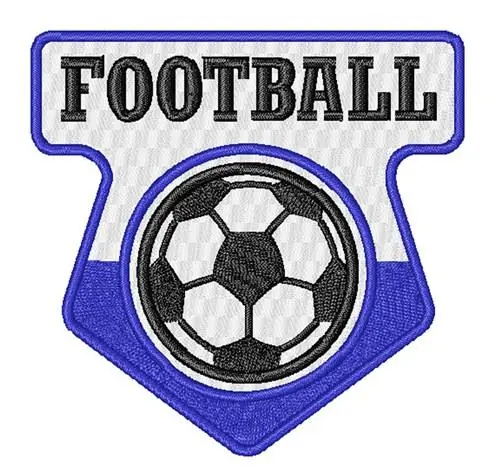 Football Embroidery Design Express Delivery