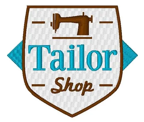 Time-Limited Tailor Shop Embroidery Design