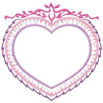 Low Price Heart Embroidery Design