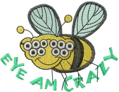 Must Have Bumble Bee Embroidery Design