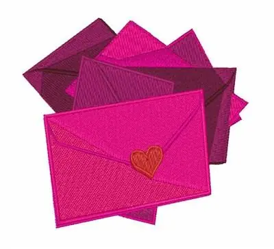 Time-Limited Love Mail Embroidery Design