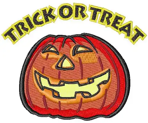 Halloween Pumpkin Embroidery Design Express Delivery