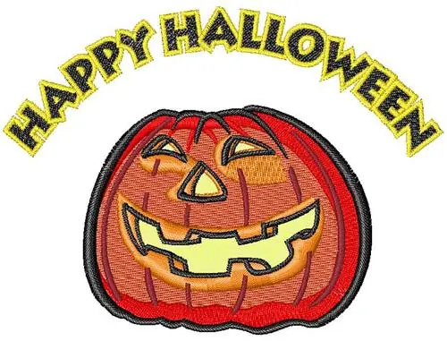 Top Rated Halloween Pumpkin Embroidery Design