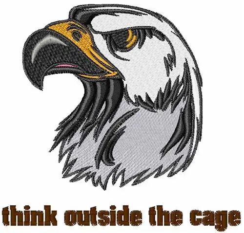 Discount Outside the Cage Embroidery Design