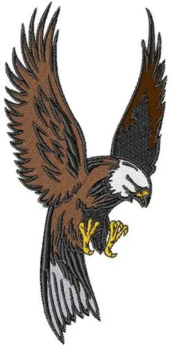 Warranty Included Hunting Eagle Embroidery Design