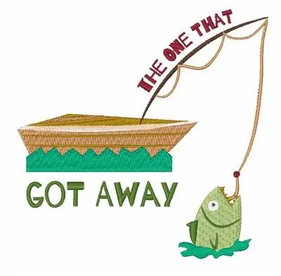 Secure Checkout Got Away By Chance Embroidery Design