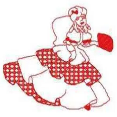 RW Peggy Angel Embroidery Design High Quality