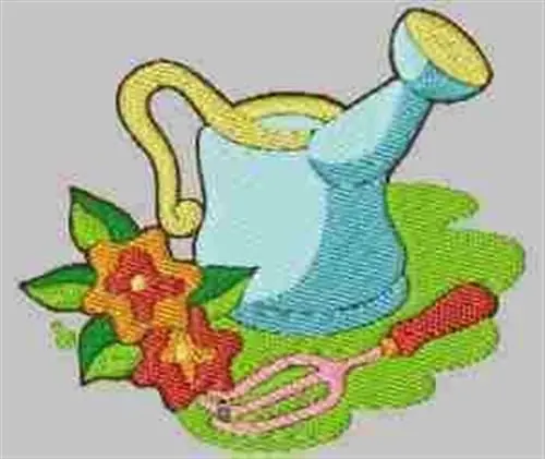 Watering Can Embroidery Design Viral