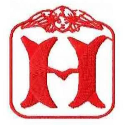 Redwork Angel Letter H Embroidery Design Popular