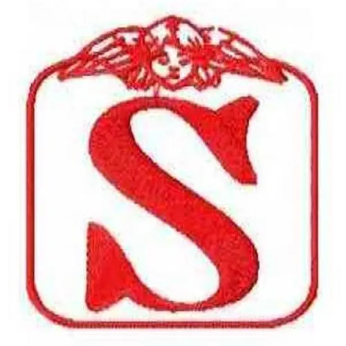 Redwork Angel Letter S Embroidery Design Big Sale