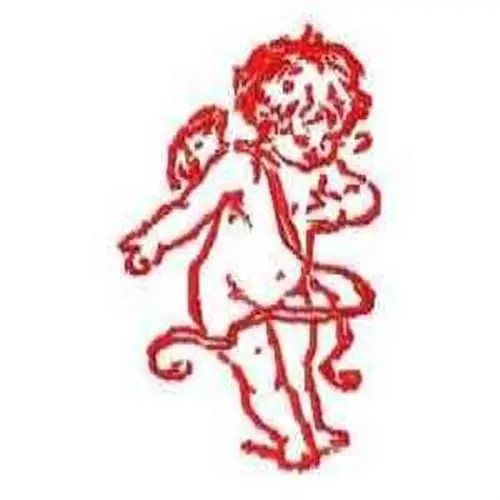 Latest Cupid Angel Embroidery Design