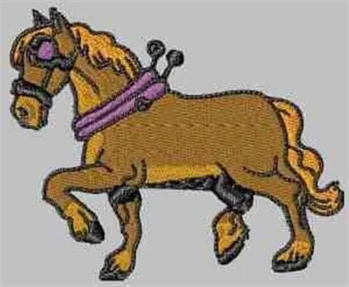 Horse Embroidery Design Instant Buy