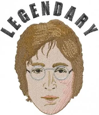 John Lennon Embroidery Design Free Delivery