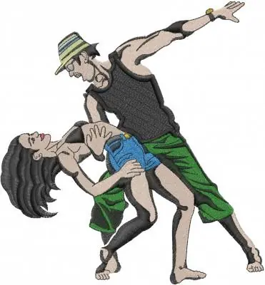 Best Choice Latin Dancing Embroidery Design
