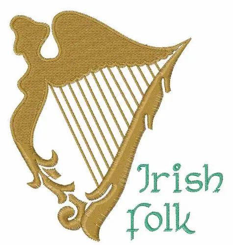 New Release Irish Folk Embroidery Design