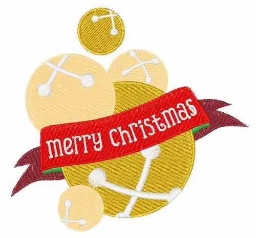 Merry Christmas Embroidery Design Fast Shipping