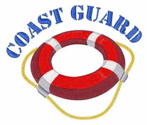 Coast Guard Embroidery Design Holiday Sale