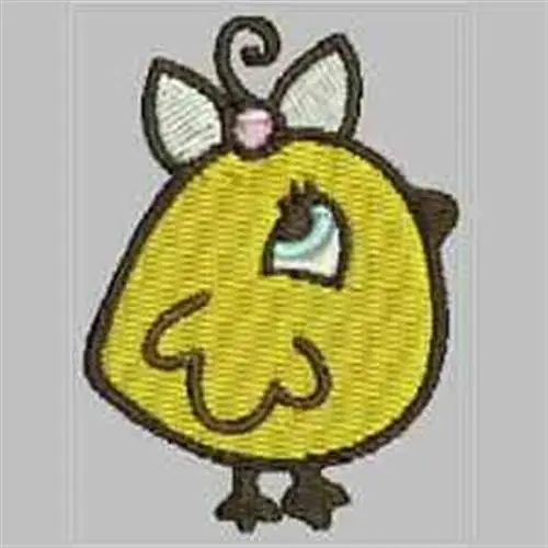 New Arrival Baby Chick Embroidery Design
