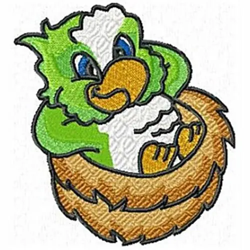 Bird in Nest Embroidery Design New Release