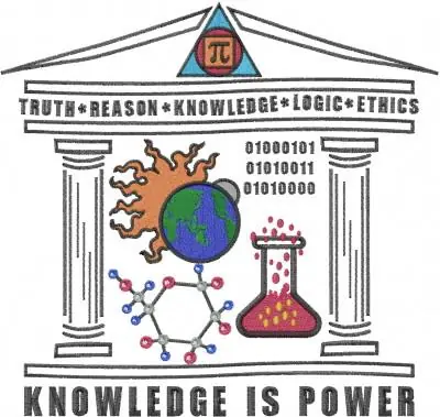 Direct From Manufacturer Knowledge is Power Embroidery Design