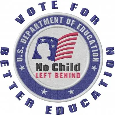 Bulk Order Vote For Education Embroidery Design