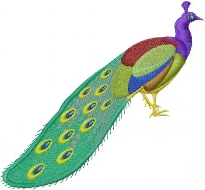 Peacock Embroidery Design New Release
